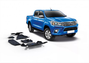 Rival Haspáncél szett, 3mm acél - Toyota Hilux 2016-