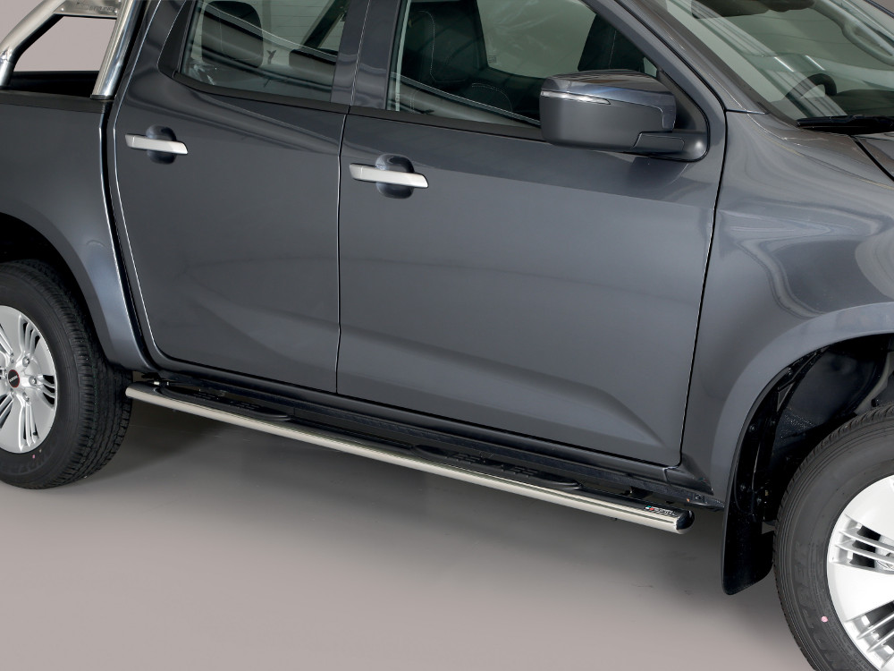 Misutonida csőküszöb - műanyag betéttel, ovális - Amarok D/C 2023- - Küszöb