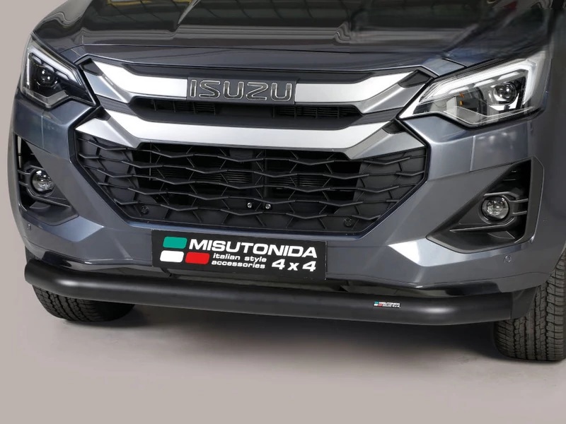 Misutonida első spoilercső, 76 mm - fekete - D-Max 2025- - Optikai tuning elemek