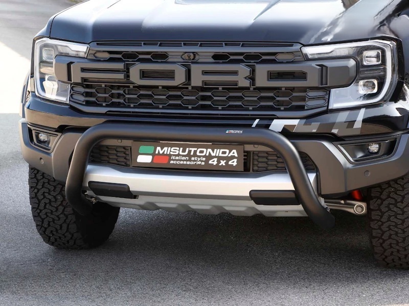 Misutonida EU gallytörő rács, 76 mm - fekete - Ranger Raptor 2023- - Gallytörő, küszöb