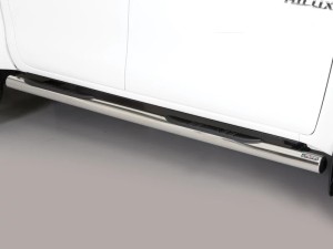 Misutonida csőküszöb - műanyag betéttel, 76 mm - Hilux D/C 2016-