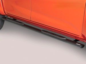 Misutonida csőküszöb - műanyag betéttel, ovális - fekete - D-Max D/C 2020-