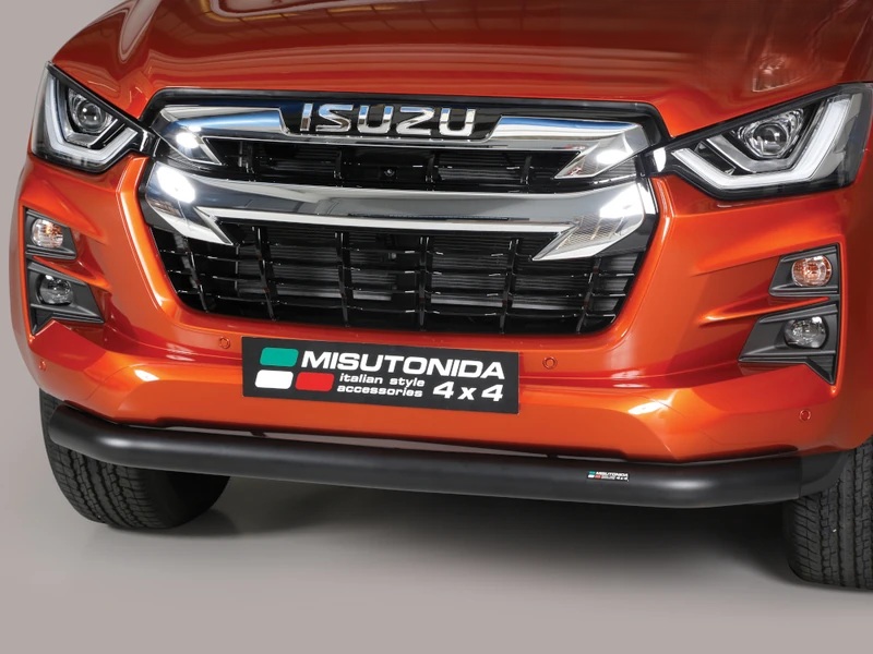 Misutonida első spoilercső, 76 mm - fekete - D-Max 2020-2024 - Optikai tuning elemek