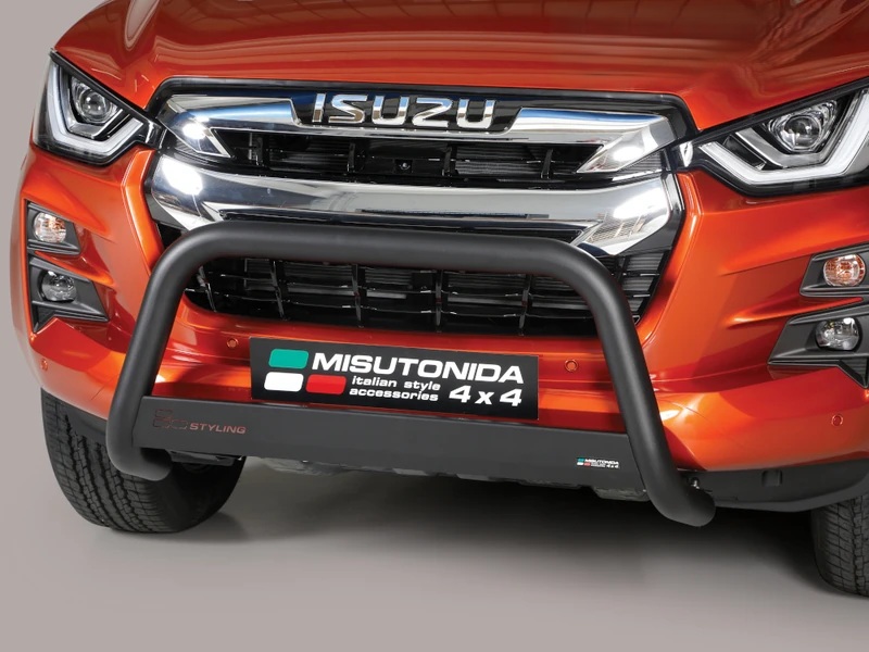 Misutonida EU gallytörő rács, 63 mm - fekete - D-Max 2020- - Gallytörő, küszöb