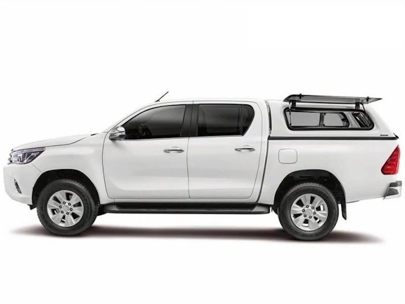 Aeroklas Stylish felépítmény - felnyitható oldalüveg - Fényezett - Toyota Hilux 2016- - Felépítmény