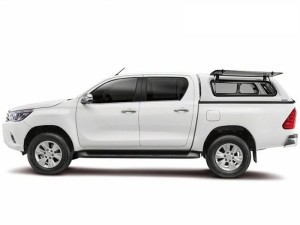 Aeroklas Stylish felépítmény - felnyitható oldalüveg - alapozott - Toyota Hilux 2016-