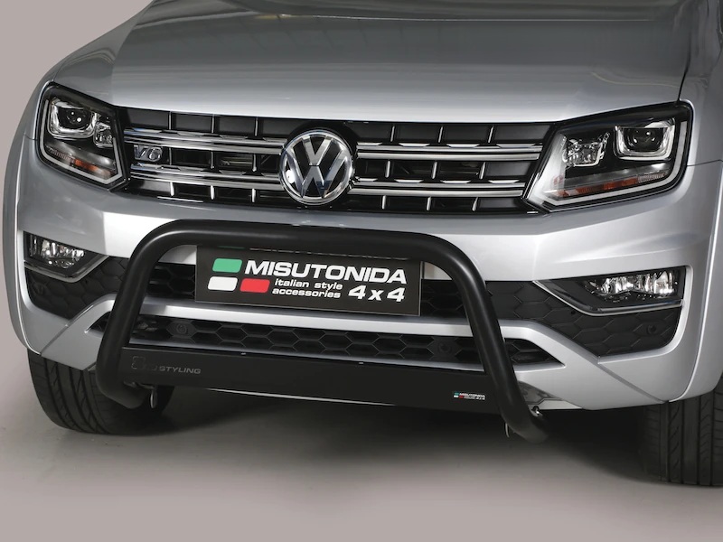 Misutonida EU gallytörő rács, 63 mm - fekete - Amarok 2010-2020 - Gallytörő, küszöb