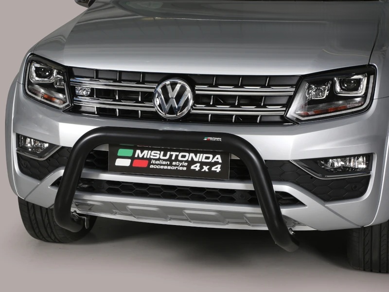 Misutonida EU gallytörő rács, 76 mm - fekete - Amarok 2010-2020 - Gallytörő, küszöb