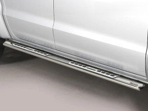 Misutonida csőküszöb - design betéttel, ovális - Amarok D/C 2010-2020