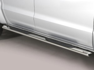 Misutonida csőküszöb - műanyag betéttel, ovális - Amarok D/C 2010-2020